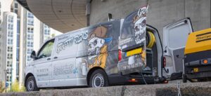 fjerne graffiti, graffitiafrensning