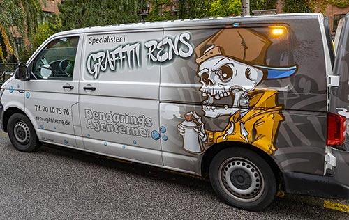 fjerne graffiti, graffitiafrensning