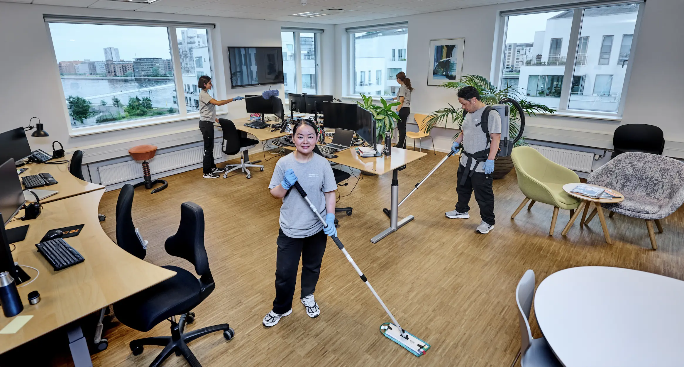 Hvad koster kontorrengøring, erhvervsrengøring
