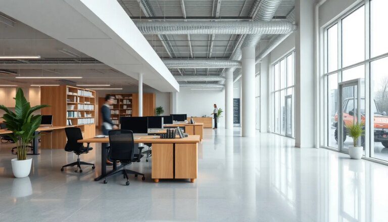 Illustration af rengøring til erhverv