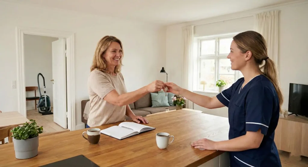 Rengøringshjælp tryghed