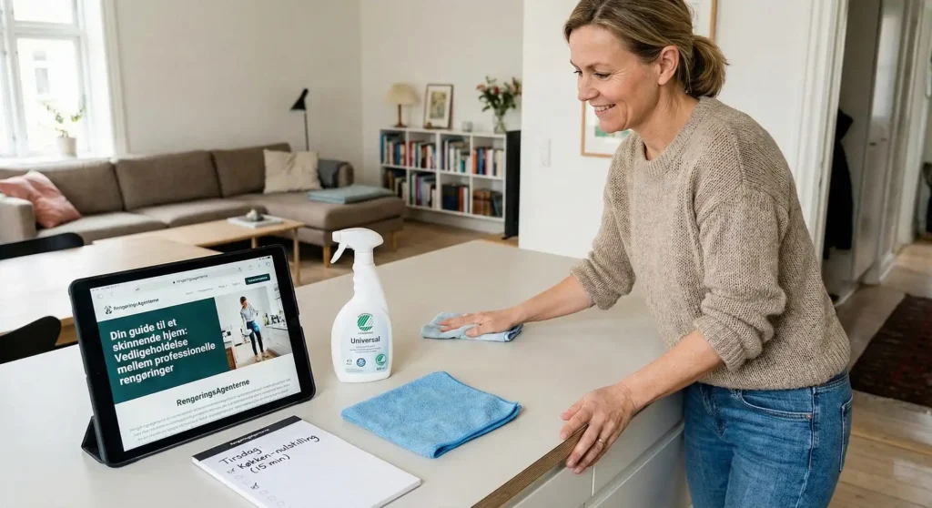 Vedligeholdelse mellem dine privatrengøringer gode råd